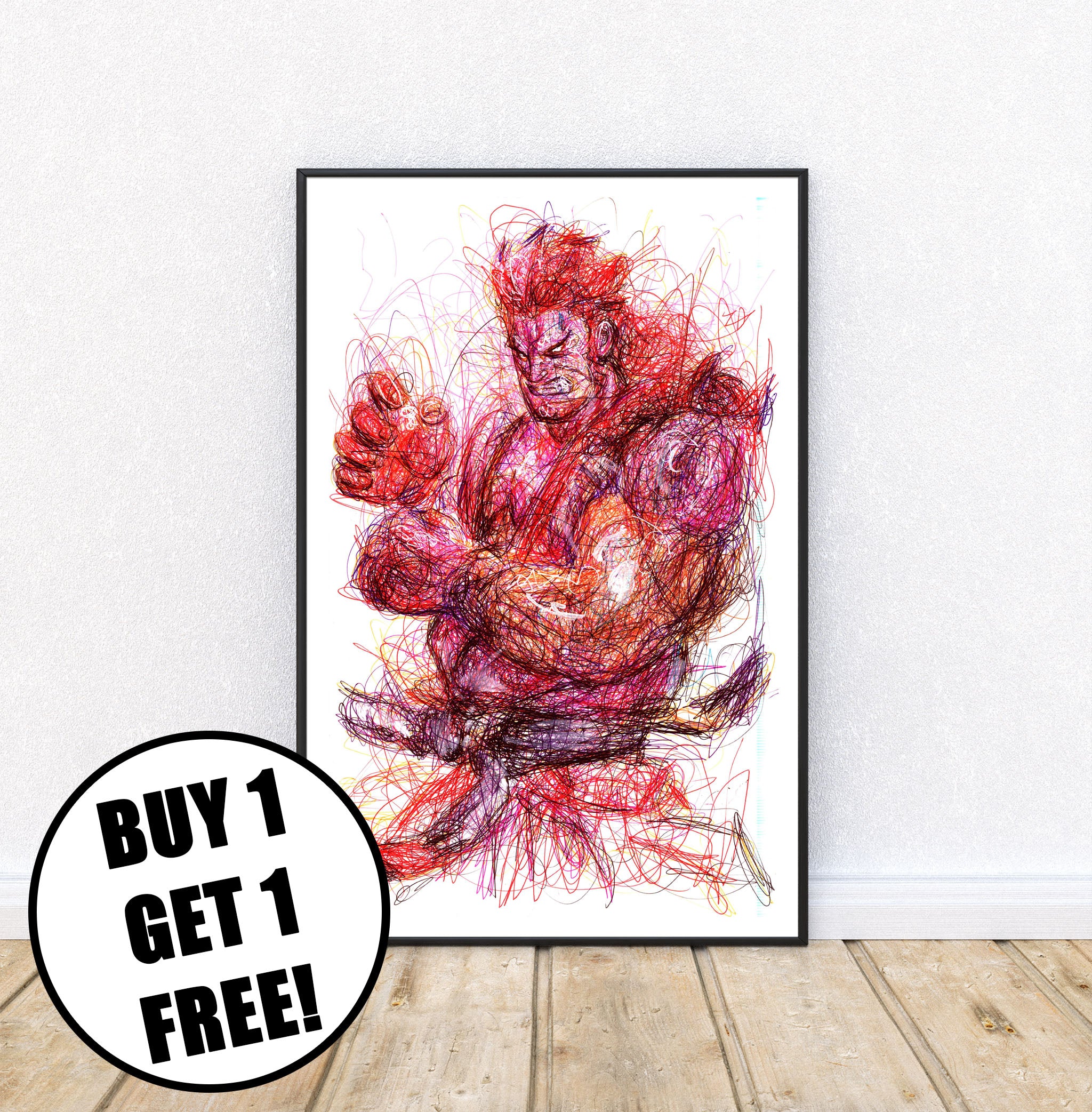 Aukama Ballpoint Pen Print