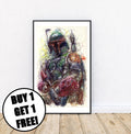 Boba Fett Ballpoint Pen Print