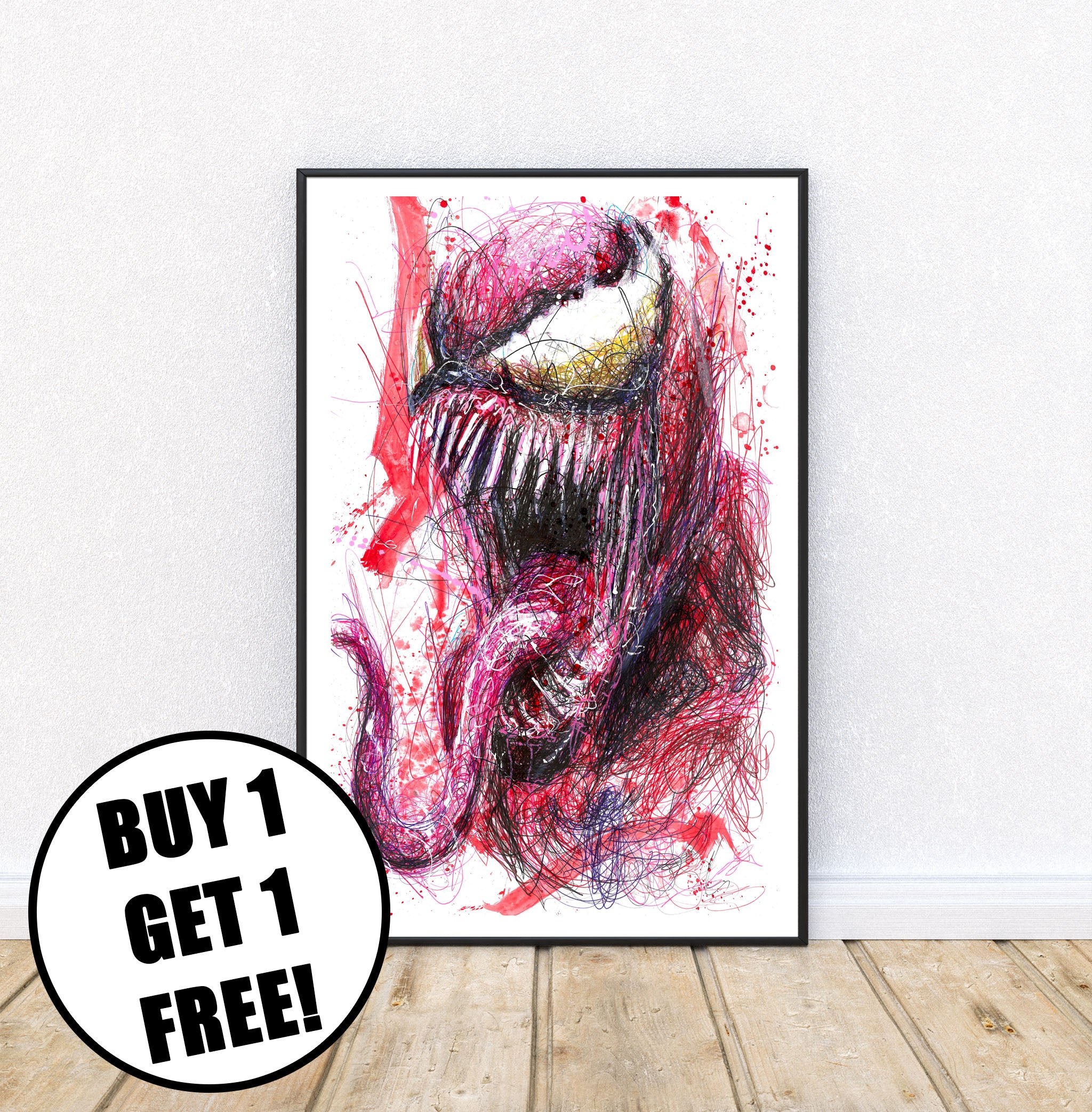 Carnage Ballpoint Pen Print