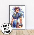 Chun Li Ballpoint Pen Print