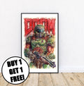 Doom Slayer Ballpoint Pen Print