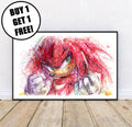 Knuckles Ballpoint Pen Print