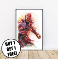 Kratos Ballpoint Pen Print