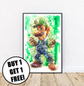 Luigi Ballpoint Pen Print