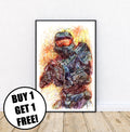 Master Chief Ballpoint Pen Print