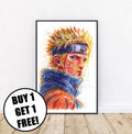 Naruto Ballpoint Pen Print