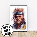 Solid Snake Ballpoint Pen Print