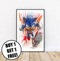 Sonic the Hedgehog Ballpoint Pen Print