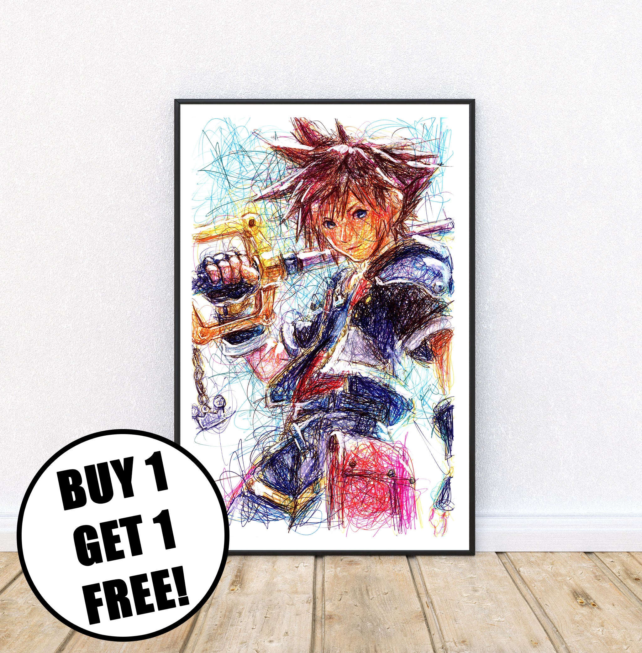 Sora Ballpoint Pen Print