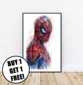 Spiderman Ballpoint Pen Print